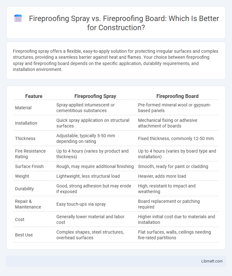 Fireproofing Spray vs. Fireproofing Board: Which Is Better for Construction?