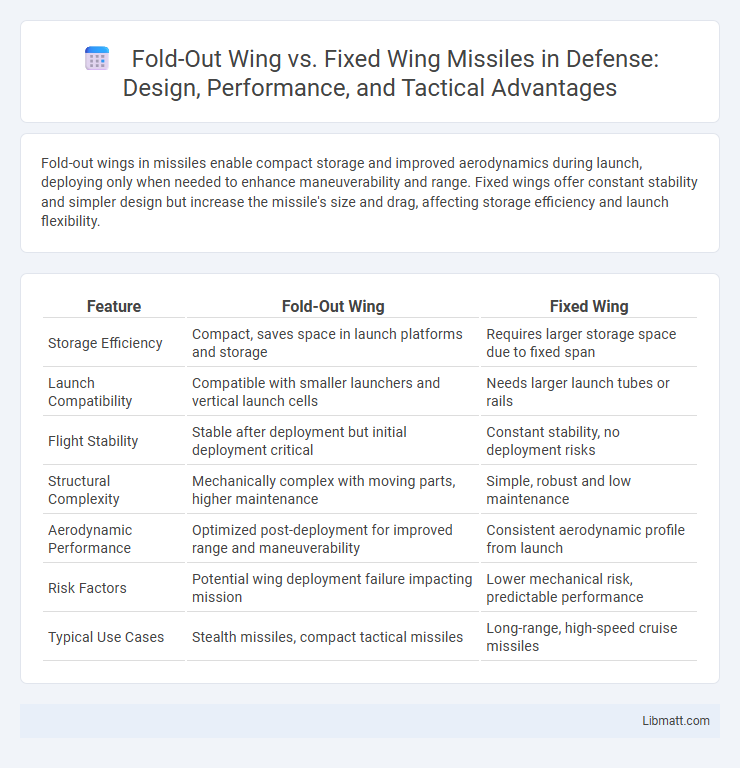 Fold-Out Wing vs. Fixed Wing Missiles in Defense: Design, Performance, and Tactical Advantages