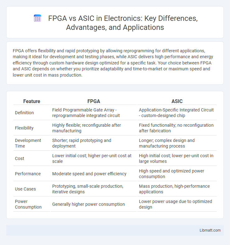 FPGA vs ASIC in Electronics: Key Differences, Advantages, and Applications