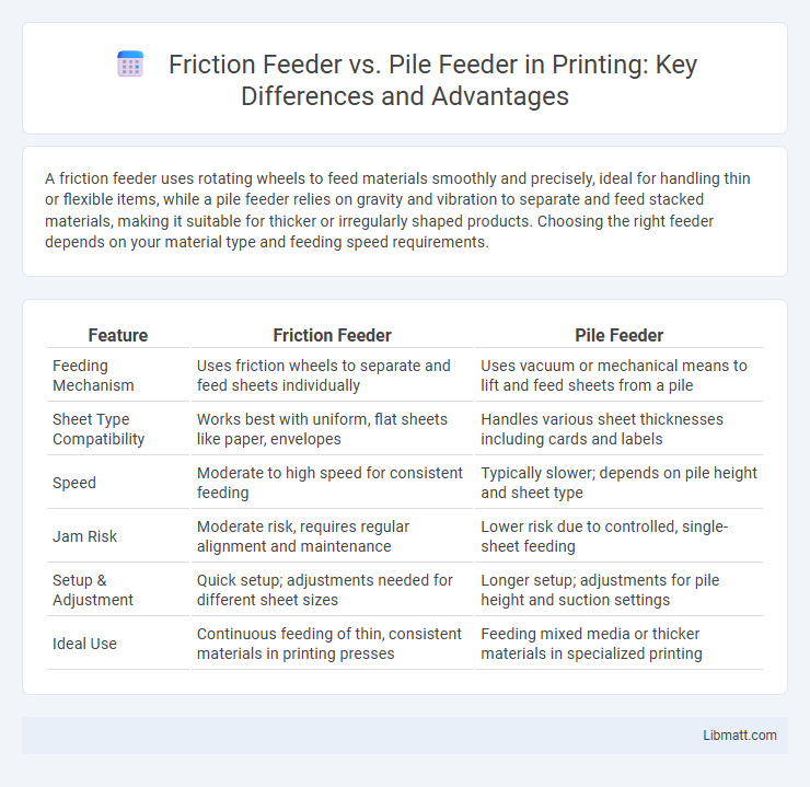 Friction Feeder vs. Pile Feeder in Printing: Key Differences and Advantages
