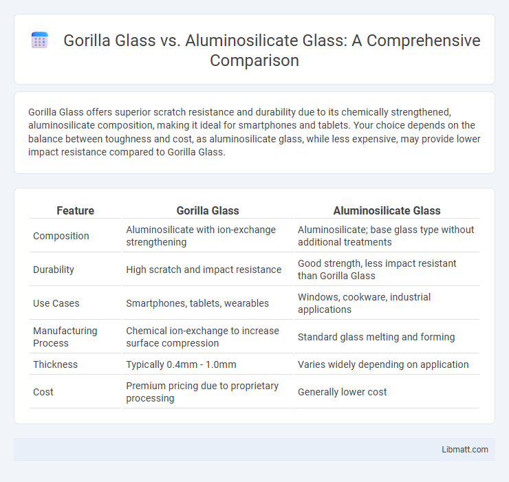 Gorilla Glass vs. Aluminosilicate Glass: A Comprehensive Comparison