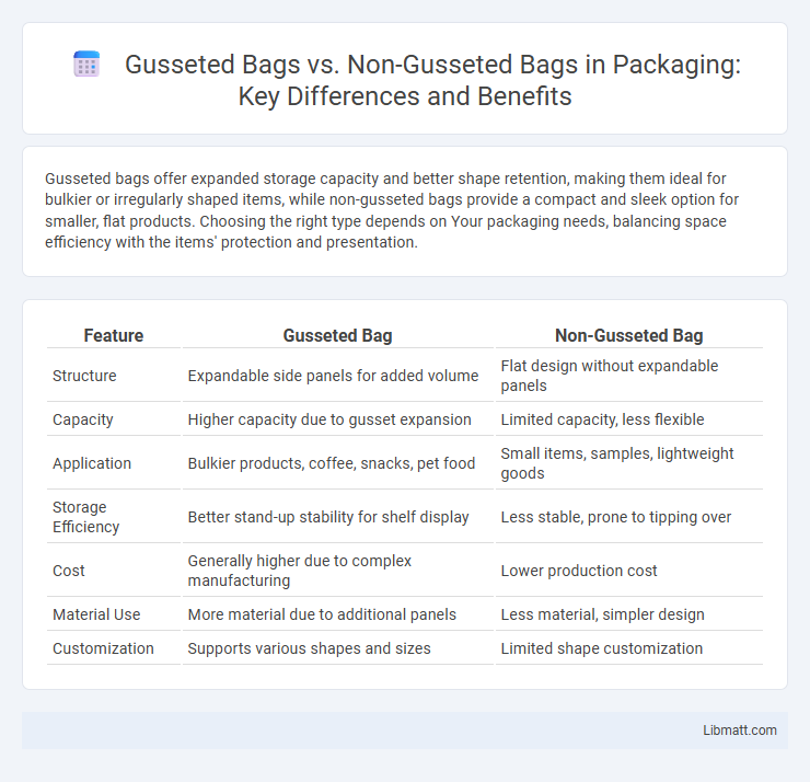 Gusseted Bags vs. Non-Gusseted Bags in Packaging: Key Differences and Benefits