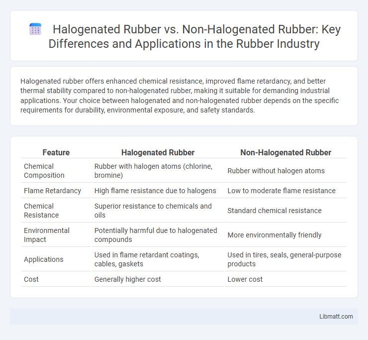 Halogenated Rubber vs. Non-Halogenated Rubber: Key Differences and Applications in the Rubber Industry