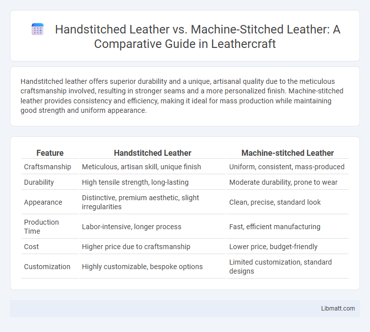 Handstitched Leather vs. Machine-Stitched Leather: A Comparative Guide in Leathercraft