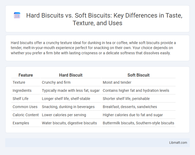 Hard Biscuits vs. Soft Biscuits: Key Differences in Taste, Texture, and Uses