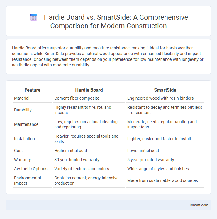 Hardie Board vs. SmartSide: A Comprehensive Comparison for Modern Construction
