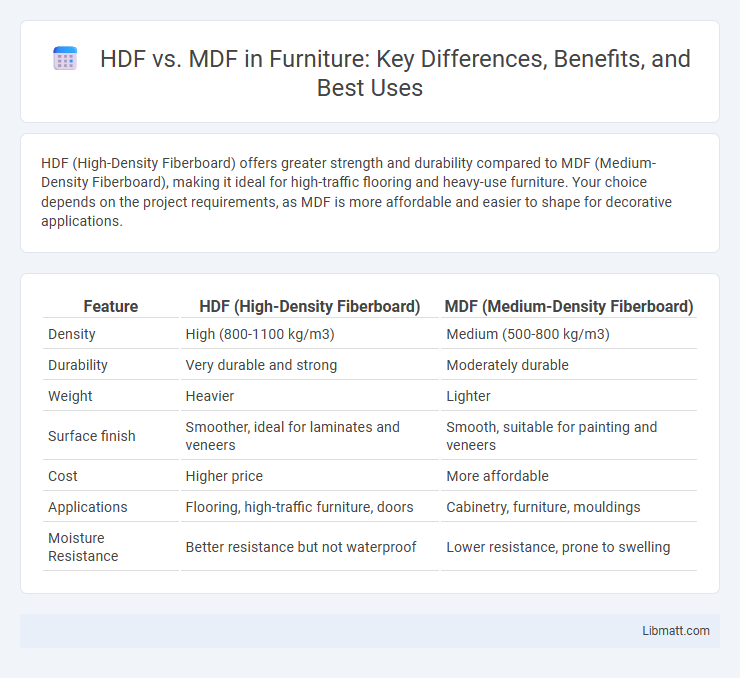 HDF vs. MDF in Furniture: Key Differences, Benefits, and Best Uses