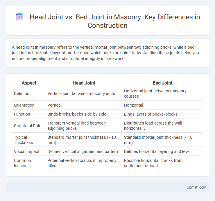 Head Joint vs. Bed Joint in Masonry: Key Differences in Construction