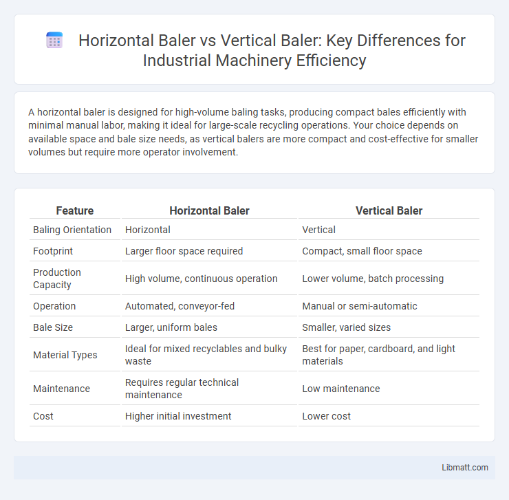 Horizontal Baler vs Vertical Baler: Key Differences for Industrial Machinery Efficiency