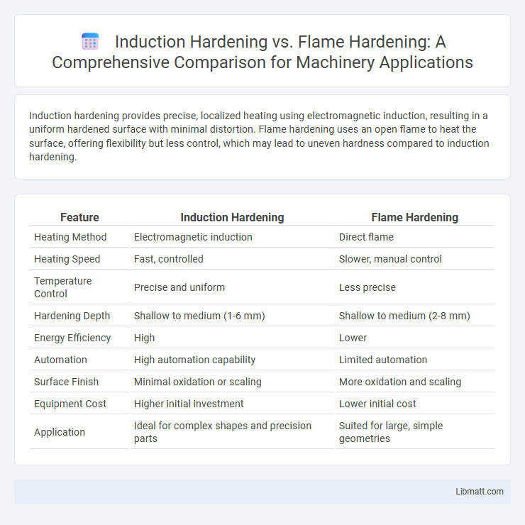 Induction Hardening vs. Flame Hardening: A Comprehensive Comparison for Machinery Applications