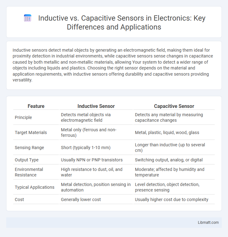 Inductive vs. Capacitive Sensors in Electronics: Key Differences and Applications