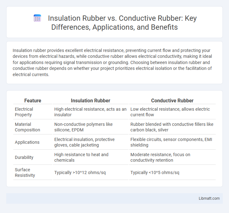 Insulation Rubber vs. Conductive Rubber: Key Differences, Applications, and Benefits