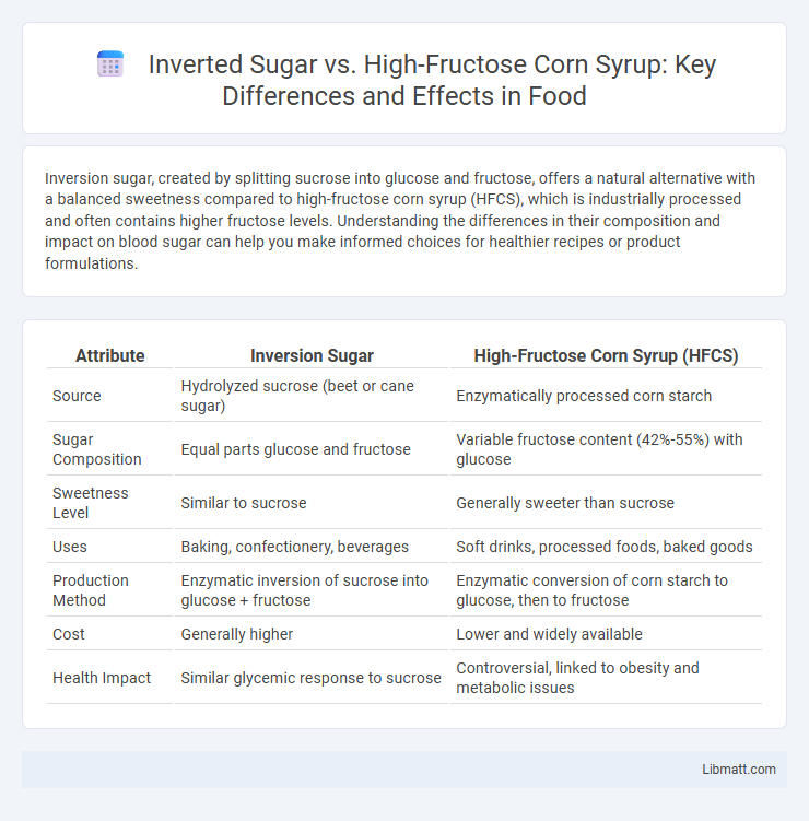 Inverted Sugar vs. High-Fructose Corn Syrup: Key Differences and Effects in Food