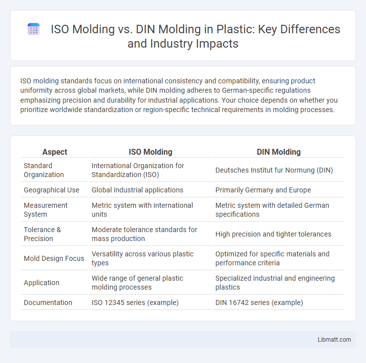 ISO Molding vs. DIN Molding in Plastic: Key Differences and Industry Impacts