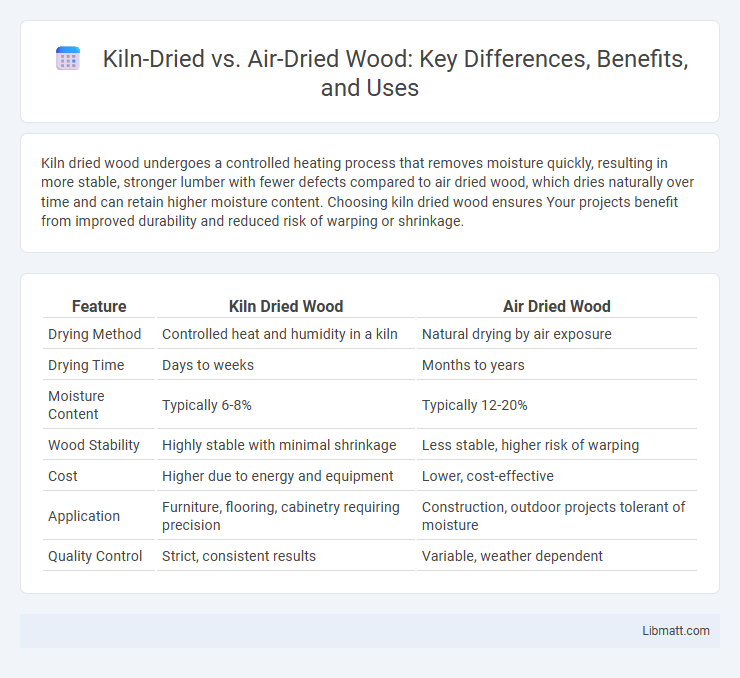 Kiln-Dried vs. Air-Dried Wood: Key Differences, Benefits, and Uses