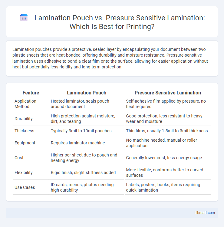 Lamination Pouch vs. Pressure Sensitive Lamination: Which Is Best for Printing?