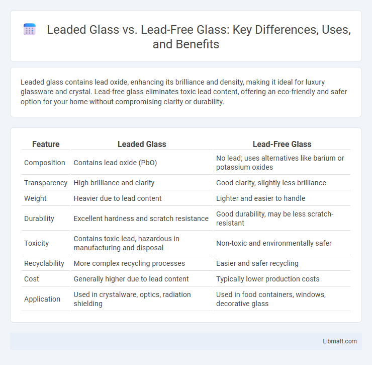 Leaded Glass vs. Lead-Free Glass: Key Differences, Uses, and Benefits