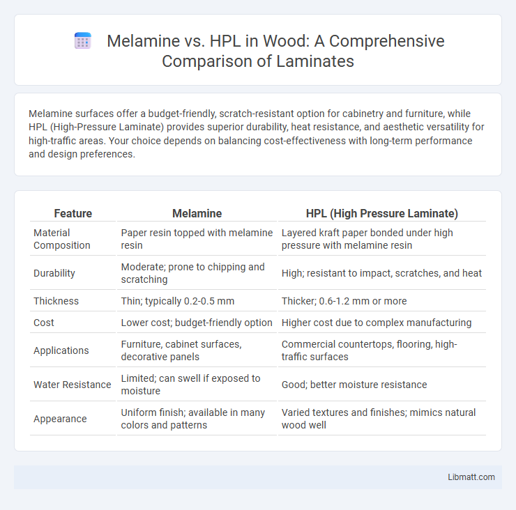 Melamine vs. HPL in Wood: A Comprehensive Comparison of Laminates