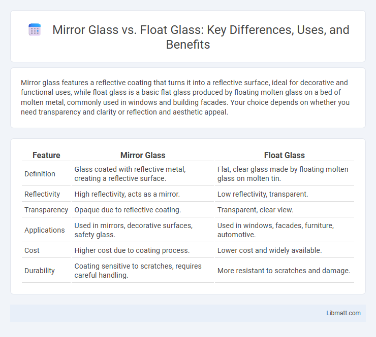 Mirror Glass vs. Float Glass: Key Differences, Uses, and Benefits