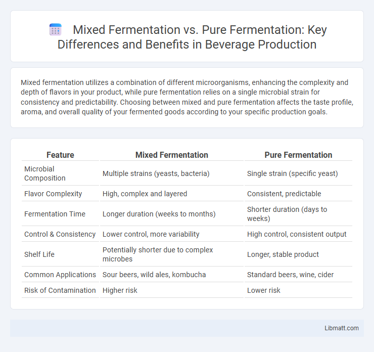 Mixed Fermentation vs. Pure Fermentation: Key Differences and Benefits in Beverage Production