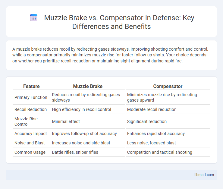 Muzzle Brake vs. Compensator in Defense: Key Differences and Benefits