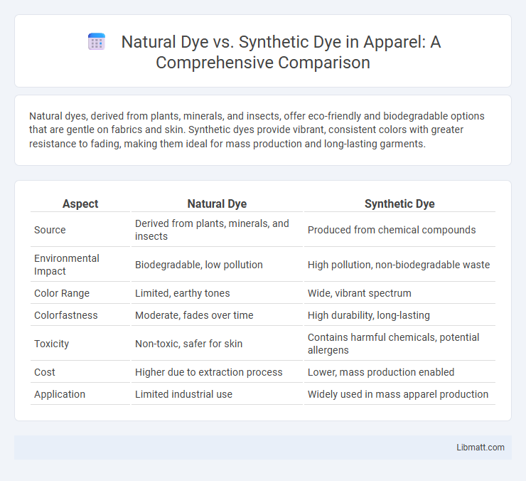 Natural Dye vs. Synthetic Dye in Apparel: A Comprehensive Comparison