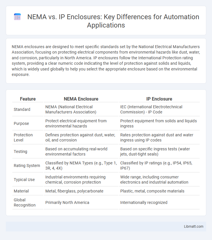 NEMA vs. IP Enclosures: Key Differences for Automation Applications