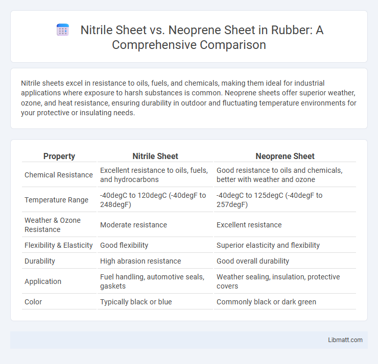 Nitrile Sheet vs. Neoprene Sheet in Rubber: A Comprehensive Comparison