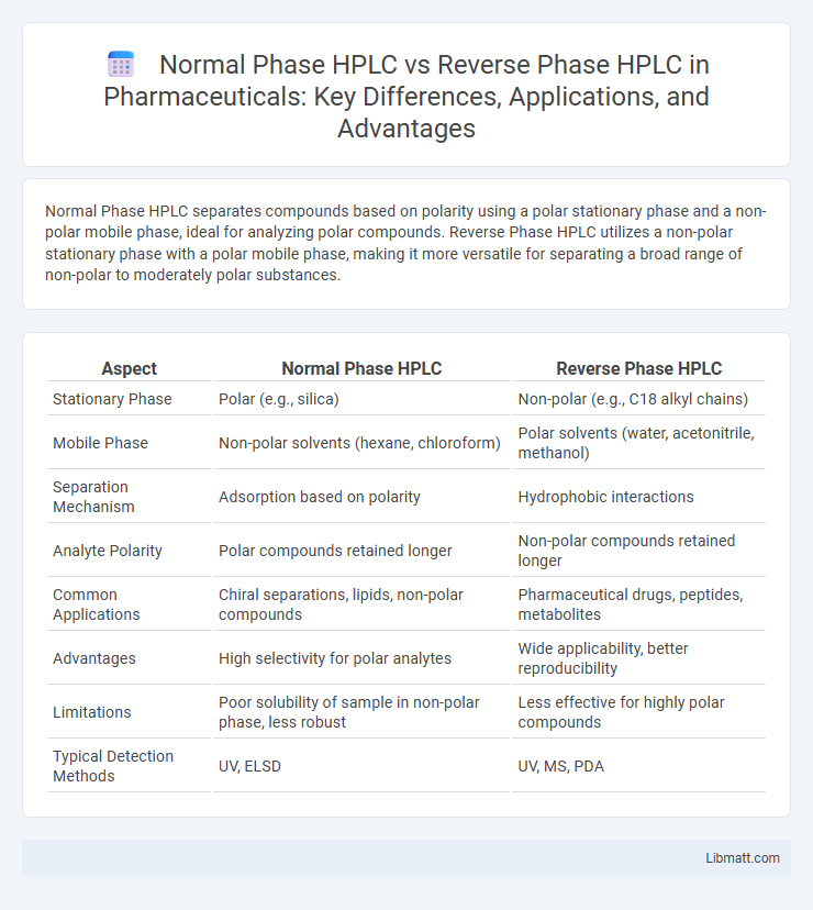 Normal Phase HPLC vs Reverse Phase HPLC in Pharmaceuticals: Key Differences, Applications, and Advantages