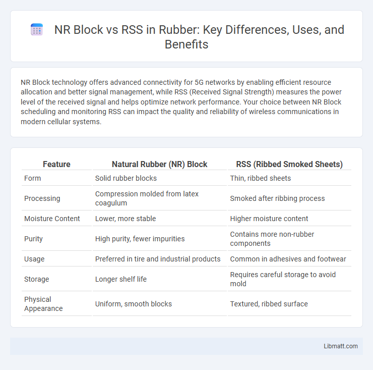 NR Block vs RSS in Rubber: Key Differences, Uses, and Benefits
