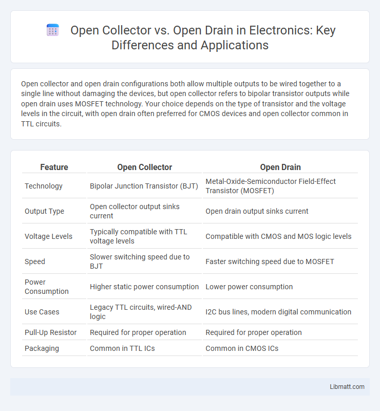 Open Collector vs. Open Drain in Electronics: Key Differences and Applications