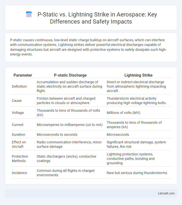 P-Static vs. Lightning Strike in Aerospace: Key Differences and Safety Impacts