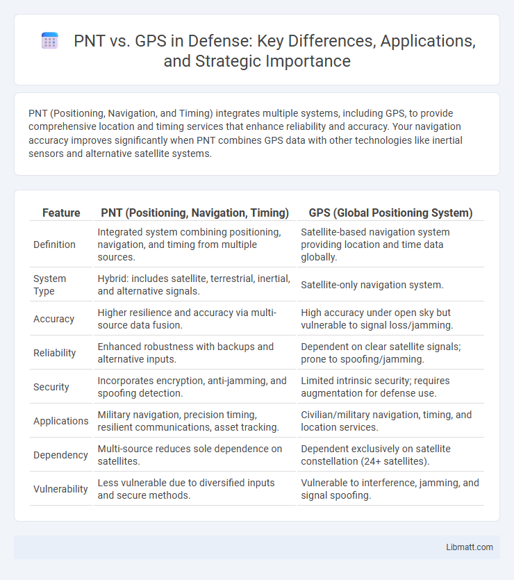 PNT vs. GPS in Defense: Key Differences, Applications, and Strategic Importance