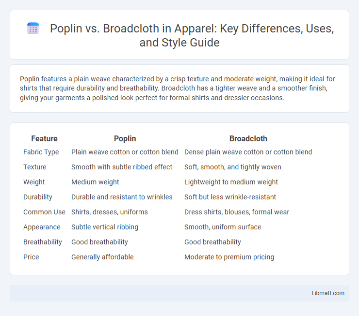 Poplin vs. Broadcloth in Apparel: Key Differences, Uses, and Style Guide