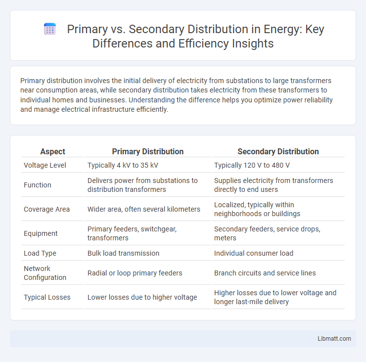 Primary vs. Secondary Distribution in Energy: Key Differences and Efficiency Insights