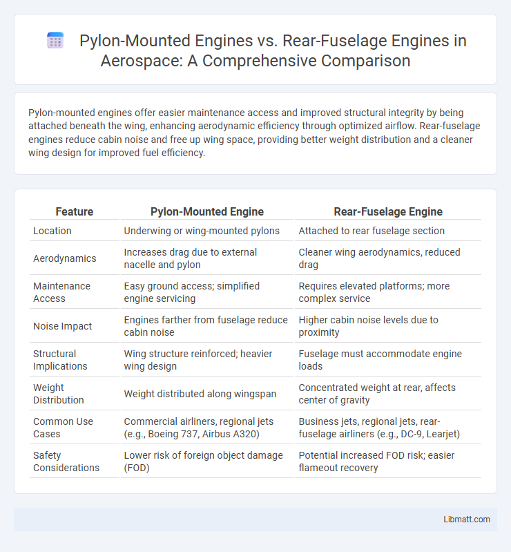 Pylon-Mounted Engines vs. Rear-Fuselage Engines in Aerospace: A Comprehensive Comparison
