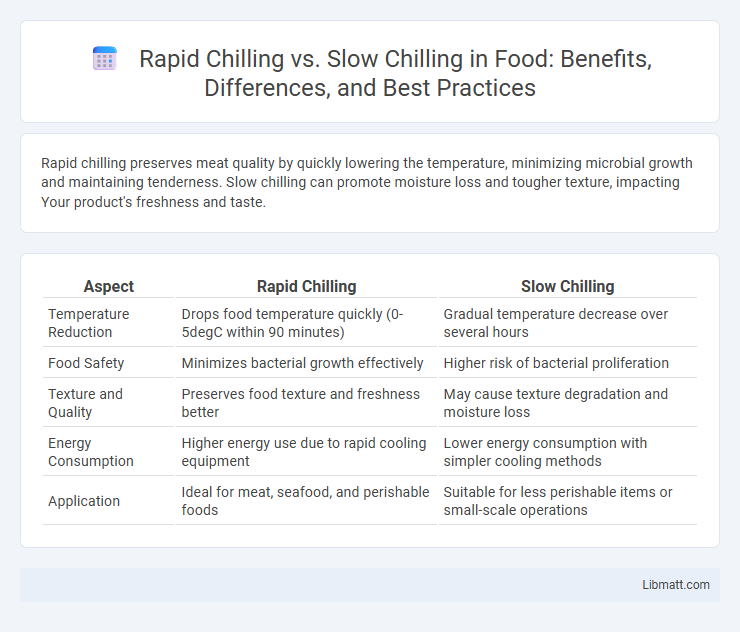 Rapid Chilling vs. Slow Chilling in Food: Benefits, Differences, and Best Practices