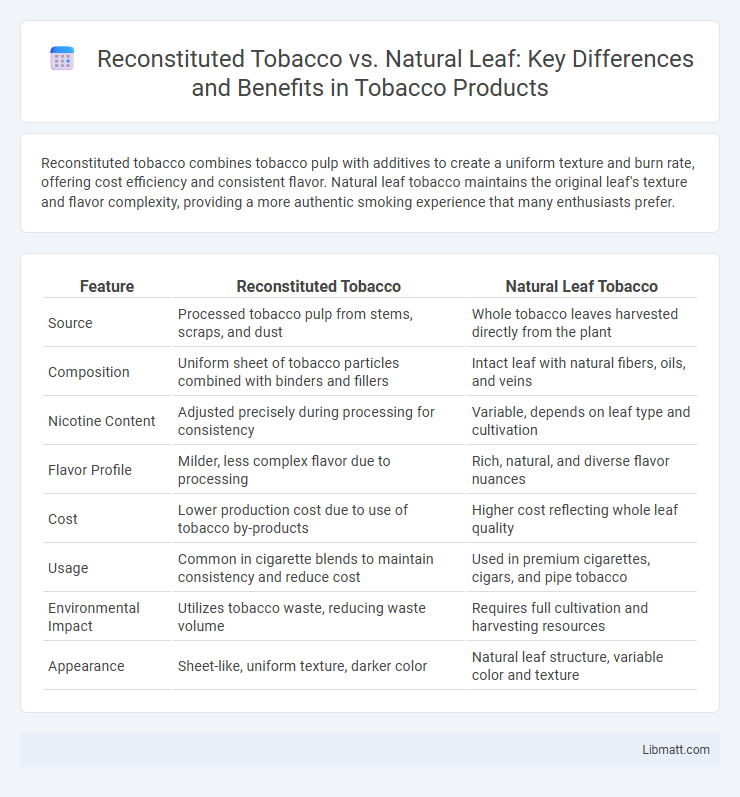 Reconstituted Tobacco vs. Natural Leaf: Key Differences and Benefits in Tobacco Products