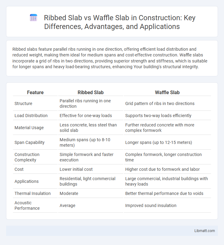 Ribbed Slab vs Waffle Slab in Construction: Key Differences, Advantages, and Applications