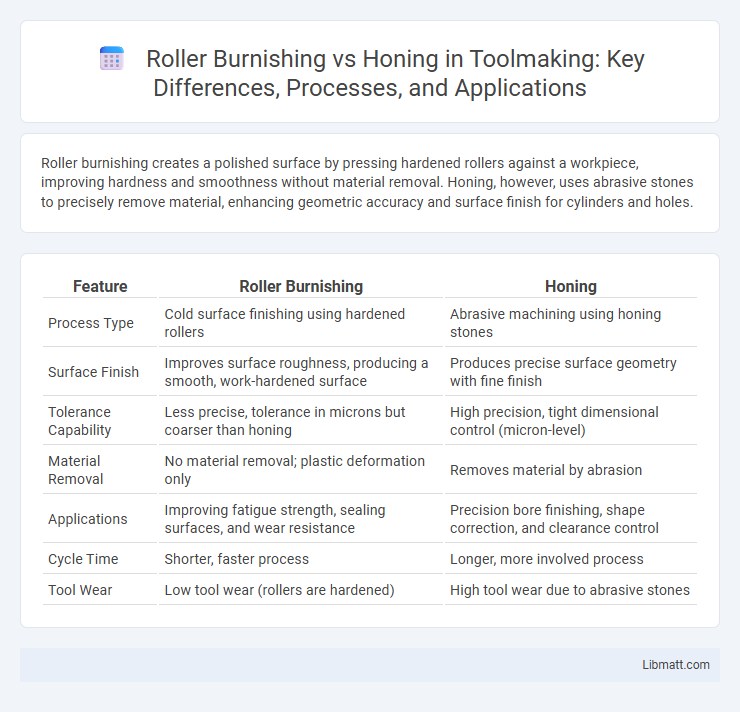 Roller Burnishing vs Honing in Toolmaking: Key Differences, Processes, and Applications