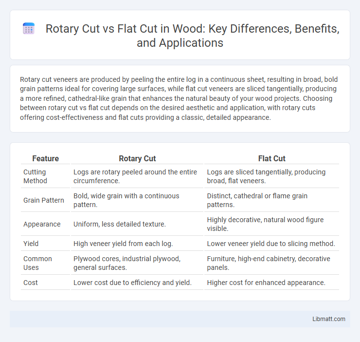 Rotary Cut vs Flat Cut in Wood: Key Differences, Benefits, and Applications