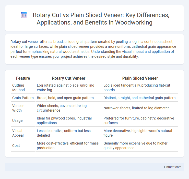 Rotary Cut vs Plain Sliced Veneer: Key Differences, Applications, and Benefits in Woodworking
