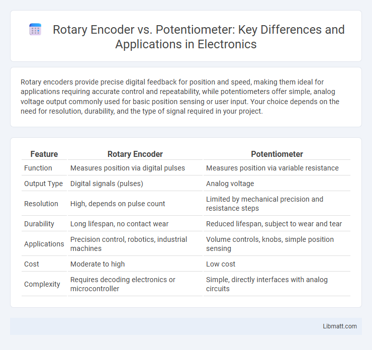 Rotary Encoder vs. Potentiometer: Key Differences and Applications in Electronics