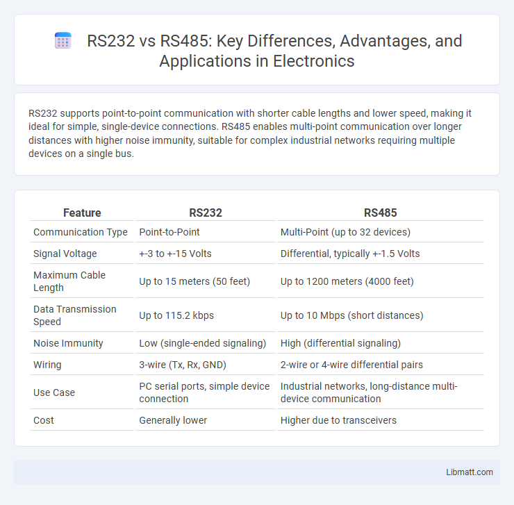 RS232 vs RS485: Key Differences, Advantages, and Applications in Electronics