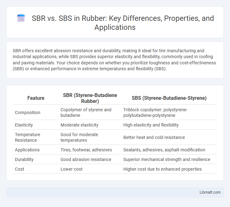 SBR vs. SBS in Rubber: Key Differences, Properties, and Applications