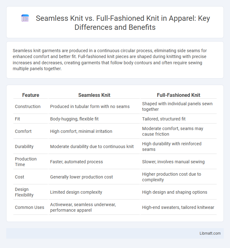 Seamless Knit vs. Full-Fashioned Knit in Apparel: Key Differences and Benefits