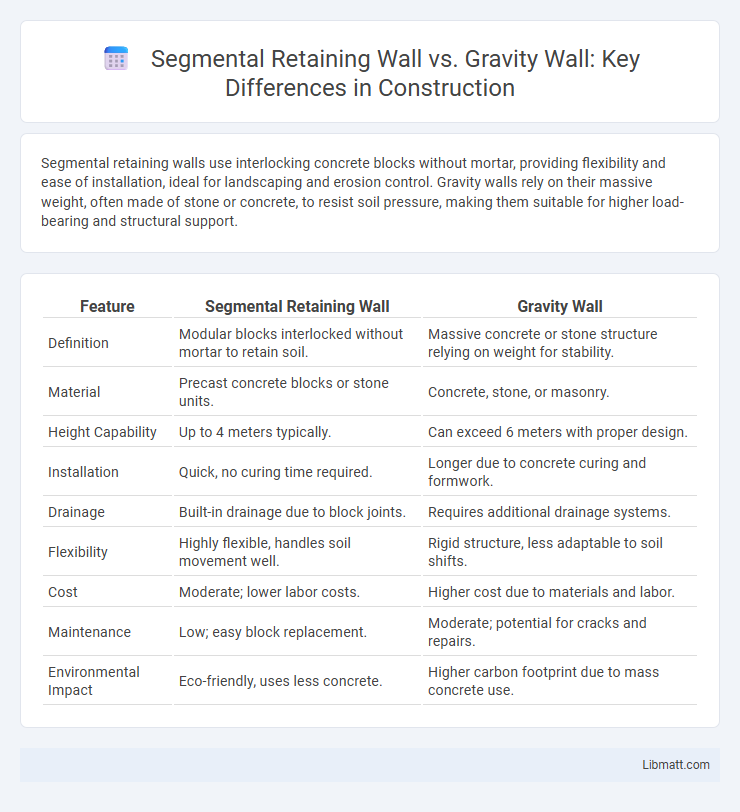 Segmental Retaining Wall vs. Gravity Wall: Key Differences in Construction