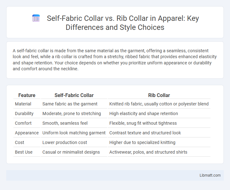Self-Fabric Collar vs. Rib Collar in Apparel: Key Differences and Style Choices