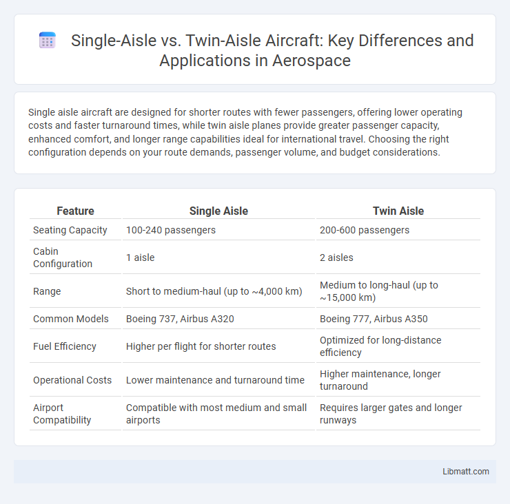 Single-Aisle vs. Twin-Aisle Aircraft: Key Differences and Applications in Aerospace