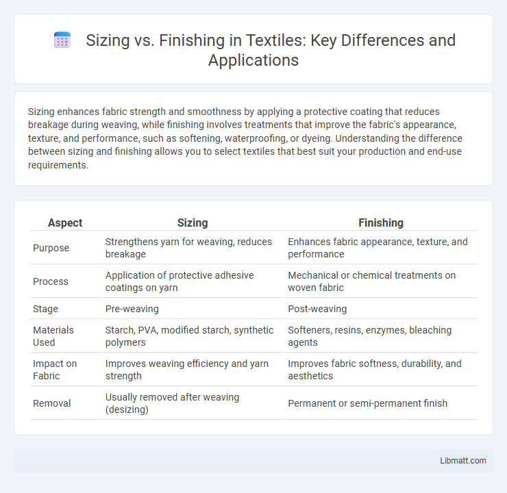 Sizing vs. Finishing in Textiles: Key Differences and Applications